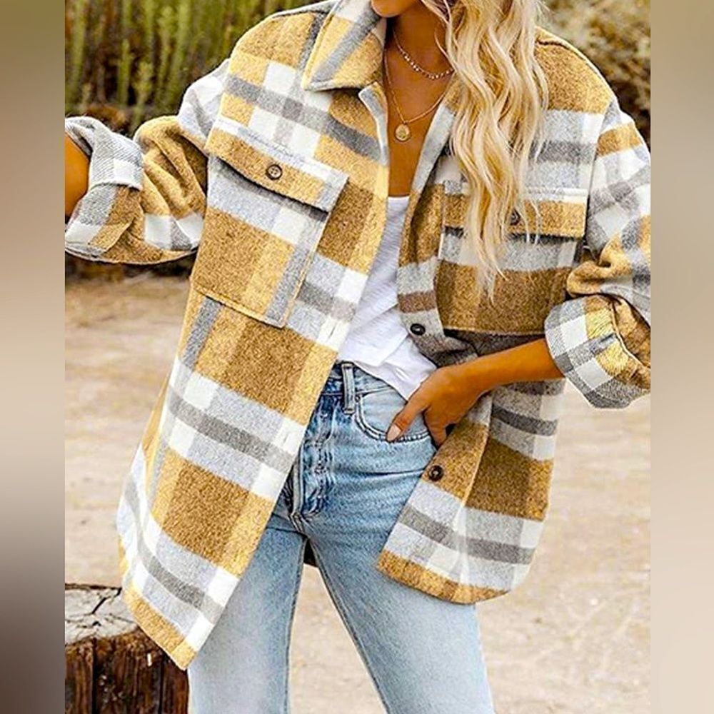 Plaid shackle Jacket